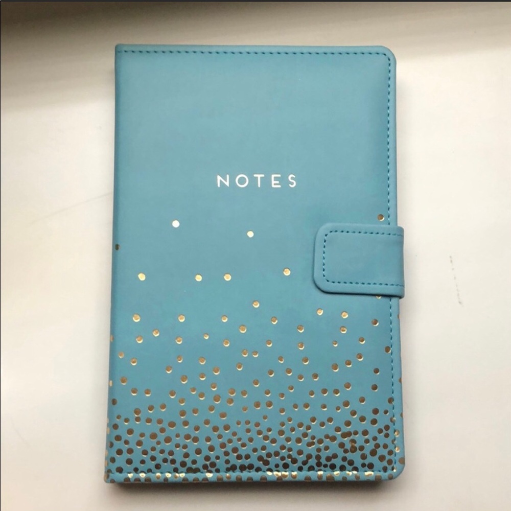 New Teal 6”X9” Faux Leather Blank Lined Page Journal With Magnetic Closure